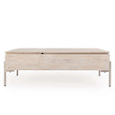 Rocklin Solid Wood Double Round Lift Top Cocktail Table