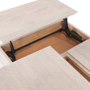 Rocklin Solid Wood Double Round Lift Top Cocktail Table
