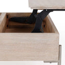 Rocklin Solid Wood Double Round Lift Top Cocktail Table