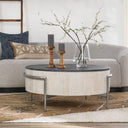 Honor Solid Wood Round Cocktail Table