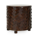 Shira Solid Wood Round End Table