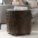 Shira Solid Wood Round End Table