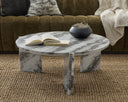 Zora Marble Round Cocktail Table