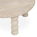 Adir Solid Wood Round Cocktail Table