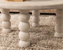 Adir Solid Wood Round Cocktail Table