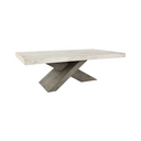 Durant Distressed Solid Wood Rectangle Cocktail Table
