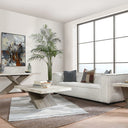 Durant Distressed Solid Wood Rectangle Cocktail Table