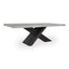 Durant Solid Wood Rectangle Dining Table - Carbon Black