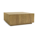 Layne Solid Wood Square Cocktail Table w/Casters