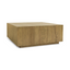 Layne Solid Wood Square Cocktail Table w/Casters