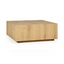 Layne Solid Wood Square Cocktail Table w/Casters