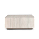 Layne Solid Wood Square Cocktail Table w/Casters