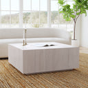 Layne Solid Wood Square Cocktail Table w/Casters