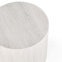 Layne Solid Wood Round End Table