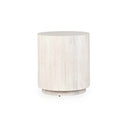 Layne Solid Wood Round End Table