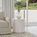 Layne Solid Wood Round End Table