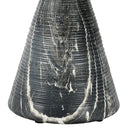 Fern Outdoor Round Accent Table - Black