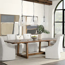 Lyra Pine Wood Extension Dining Table