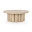 Tiber Solid Wood Round Cocktail Table