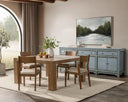 Gilcrest Solid Wood Square Dining Table