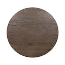 Tiber Solid Wood Round Cocktail  Table - Toasted Brown
