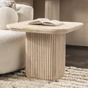 Vander Solid Wood Square End Table