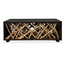 Teak Maze Cocktail Table