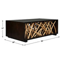 Teak Maze Cocktail Table
