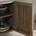 Roya Solid Wood 4-Dr Cabinet