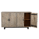 Vivienne Solid Wood 4-Door Cabinet