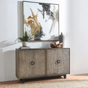 Vivienne Solid Wood 4-Door Cabinet