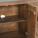 Vally Mango Wood 6 Door Buffet