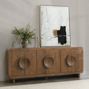 Vally Mango Wood 6 Door Buffet