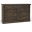 Adelaide Solid Wood 9-Dwr Dresser