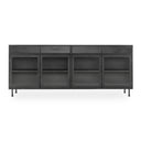 Nore Metal/Glass 4Dwr 4Dr Cabinet