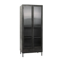 Nore Metal/Glass Tall Cabinet