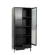 Nore Metal/Glass Tall Cabinet