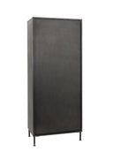 Nore Metal/Glass Tall Cabinet