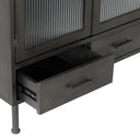 Nore Metal/Glass Tall Cabinet