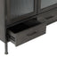 Nore Metal/Glass Tall Cabinet