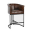 Seville Leather Counter Stool