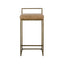 Belfort Leather Counter Stool