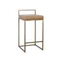 Belfort Leather Counter Stool