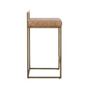 Belfort Leather Counter Stool
