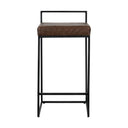 Belfort Leather Counter Stool