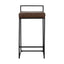Belfort Leather Counter Stool