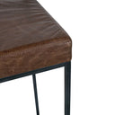 Belfort Leather Counter Stool