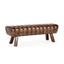 Florian Leather Bench