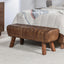 Florian Leather Bench
