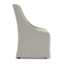 Warwick Upholstered Rolling Dining Chair